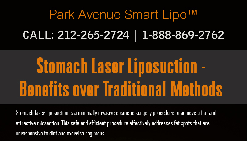 Stomach Laser Liposuction – Benefits over Traditional Methods [Infographic]