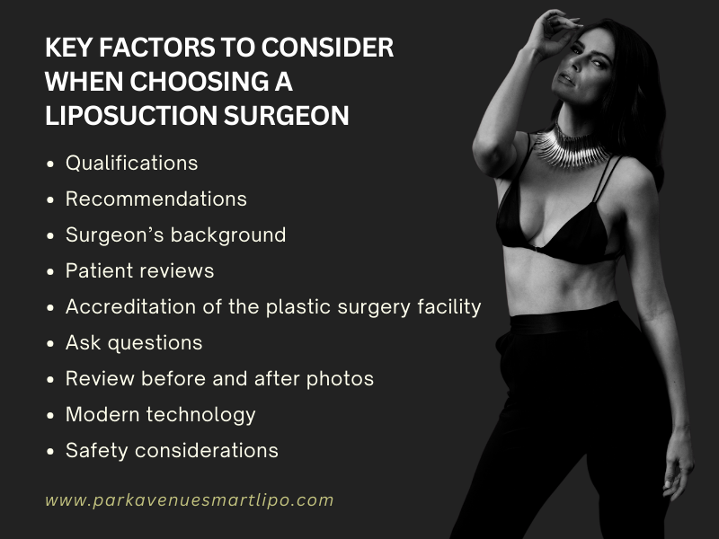 Key Factors to Consider when Choosing Liposuction Surgeon